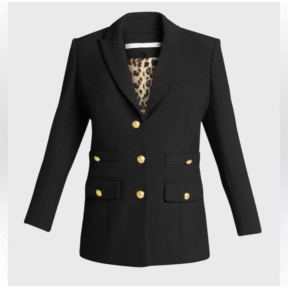 Veronica Beard Terre Dickey Jacket Black Blazer Women’s Size 14